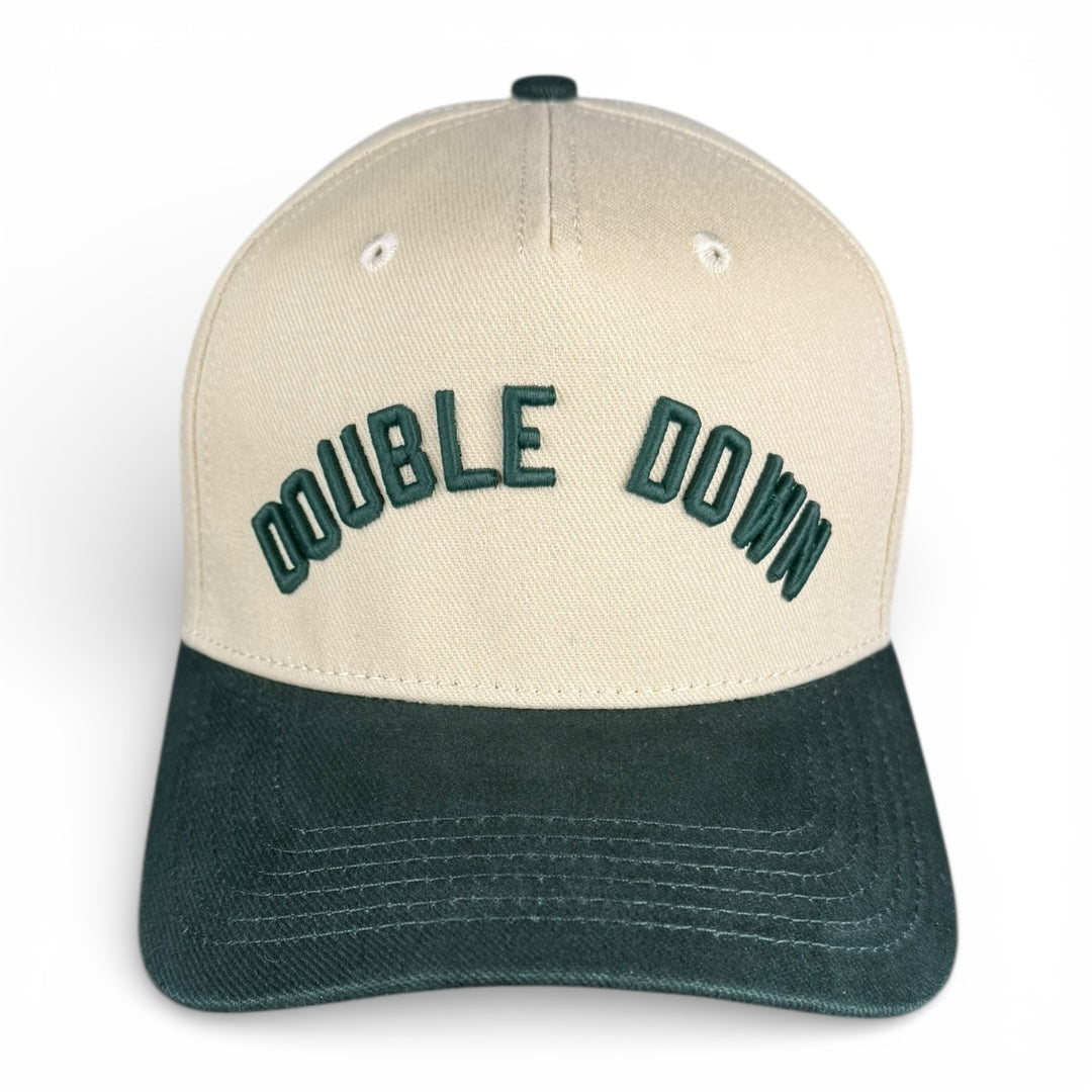 DOUBLE DOWN- Rightside Up Hunter & Cream Vintage Two-Tone
