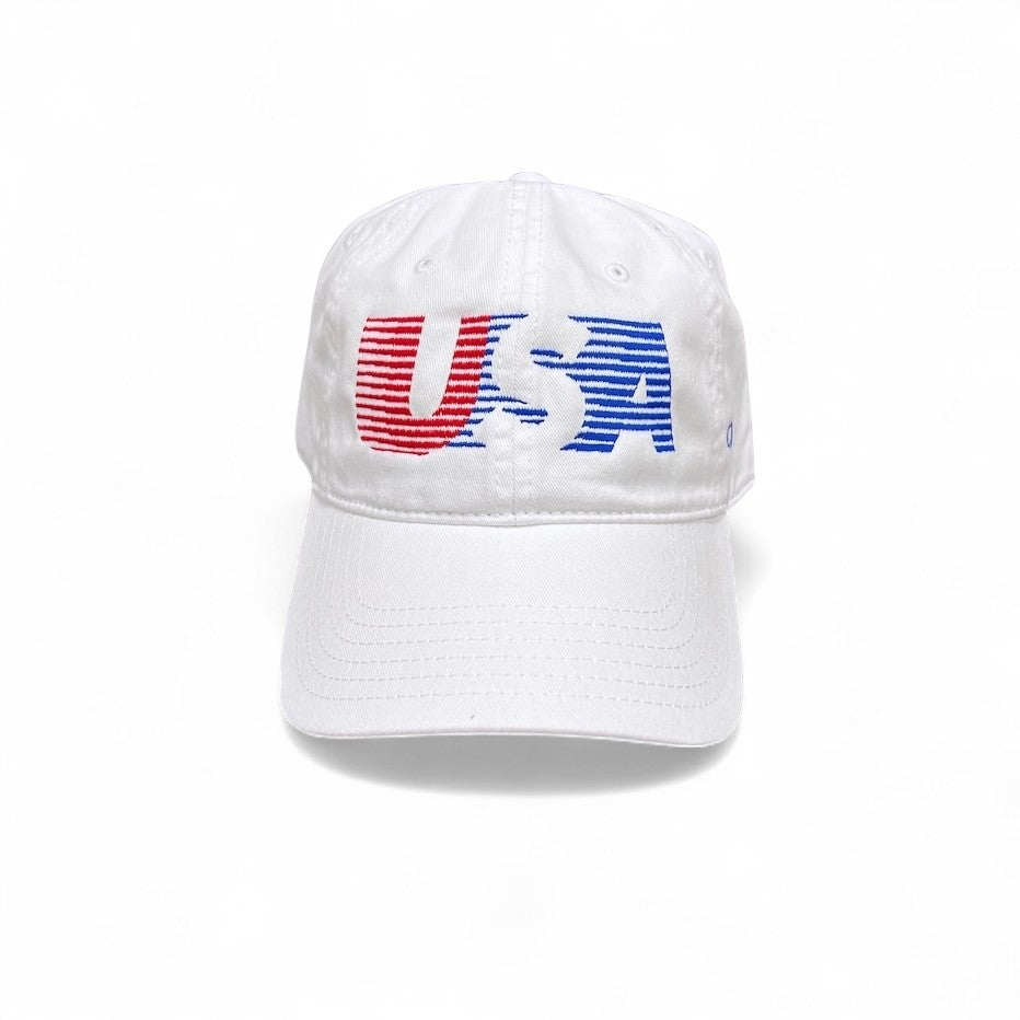 USA Retro White Dad Hat
