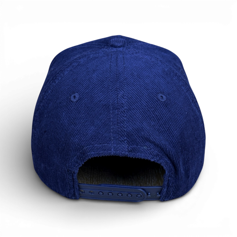 WARRIORS - Right Side Up Navy Roped Micro-Corduroy Hat