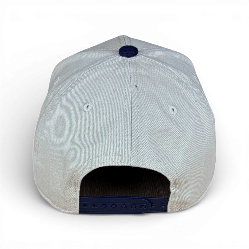 WARRIORS - Right Side Up Navy & Cream Corduroy Bill Hat