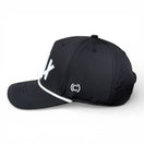 REAX - Rightside Up Black (White Rope) Hat