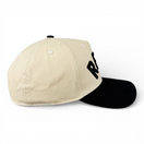 REAX - Right Side Up Black and Cream Vintage Two Tone Hat