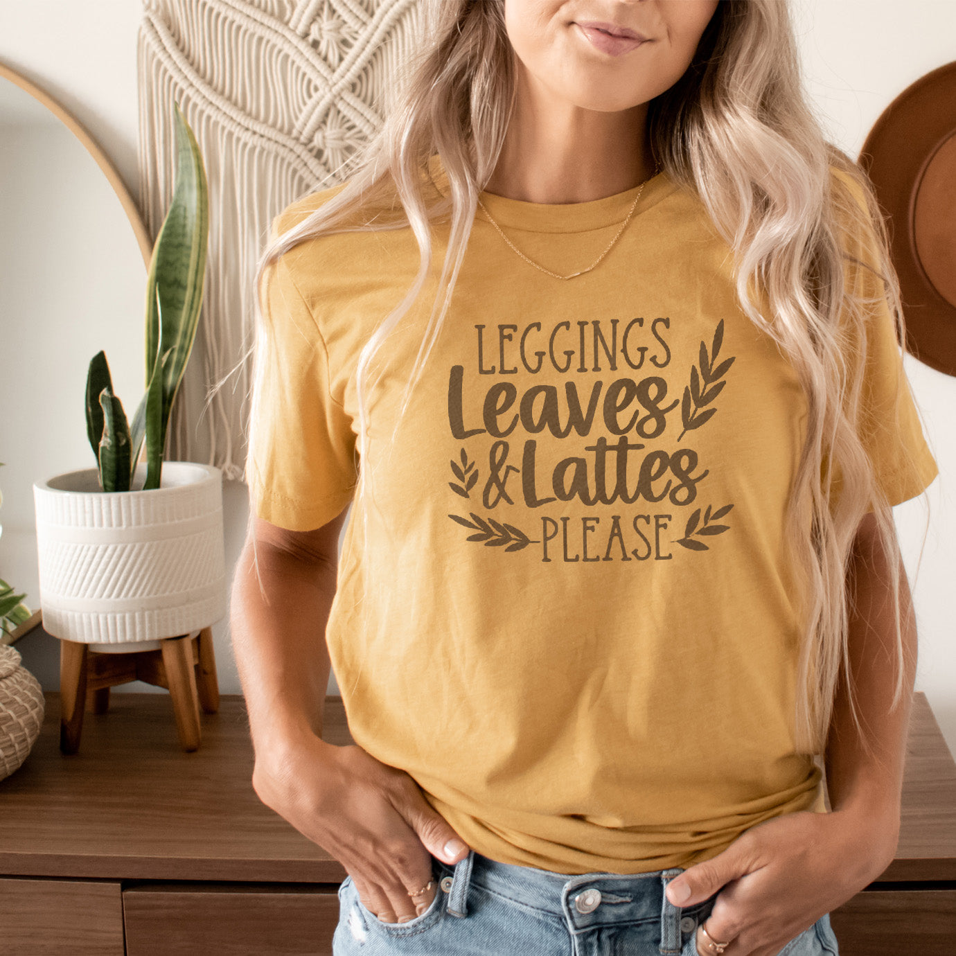 Leggings Leaves & Lattes - T-Shirts – Codeword
