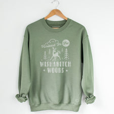 Raised in the Wishabitch Woods - Fleece Sweatshirts