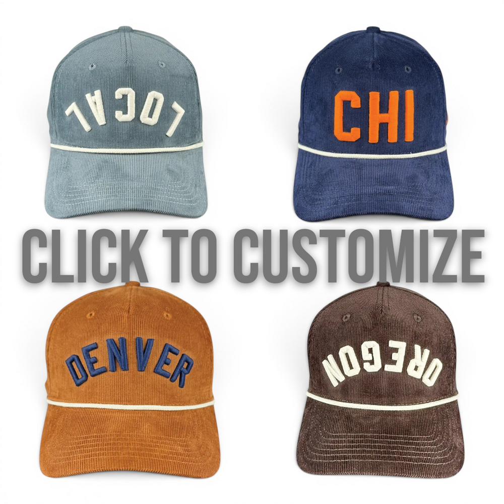 Roped Micro-Corduroy Hat Customizer