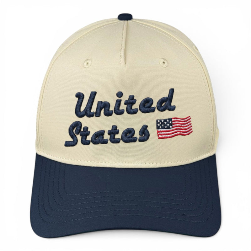 United States Hat - Navy & Cream Performance Two-Tone