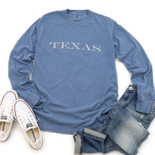 TEXAS - State Name Comfort Colors