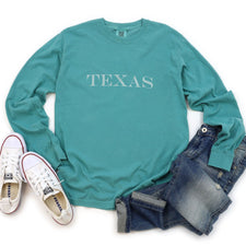 TEXAS - State Name Comfort Colors