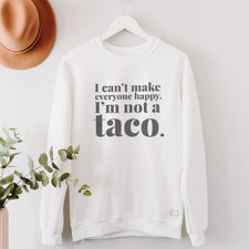 I'm Not a Taco - Fleece Sweatshirts